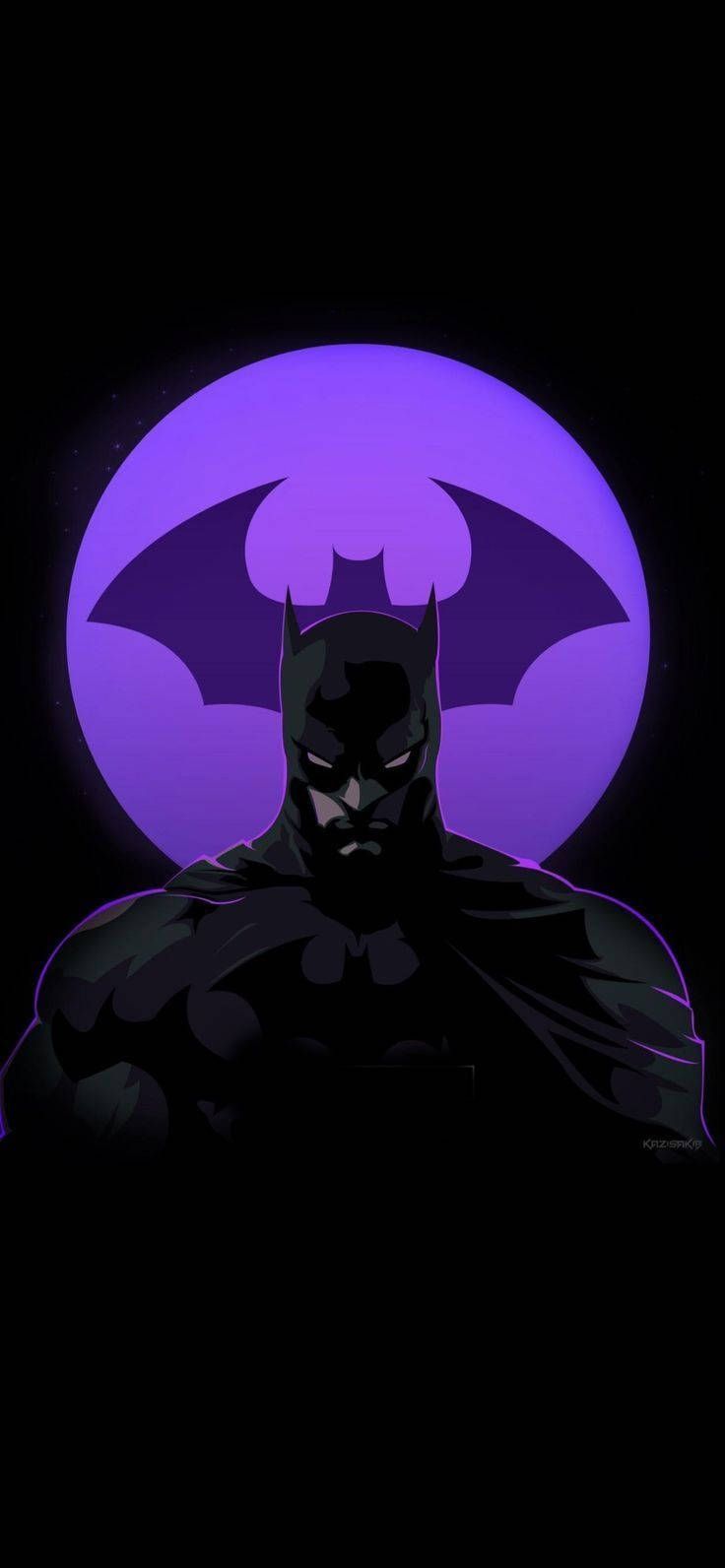 736x1592 Download Batman Fanfiction Illustration iPhone X Wallpaper