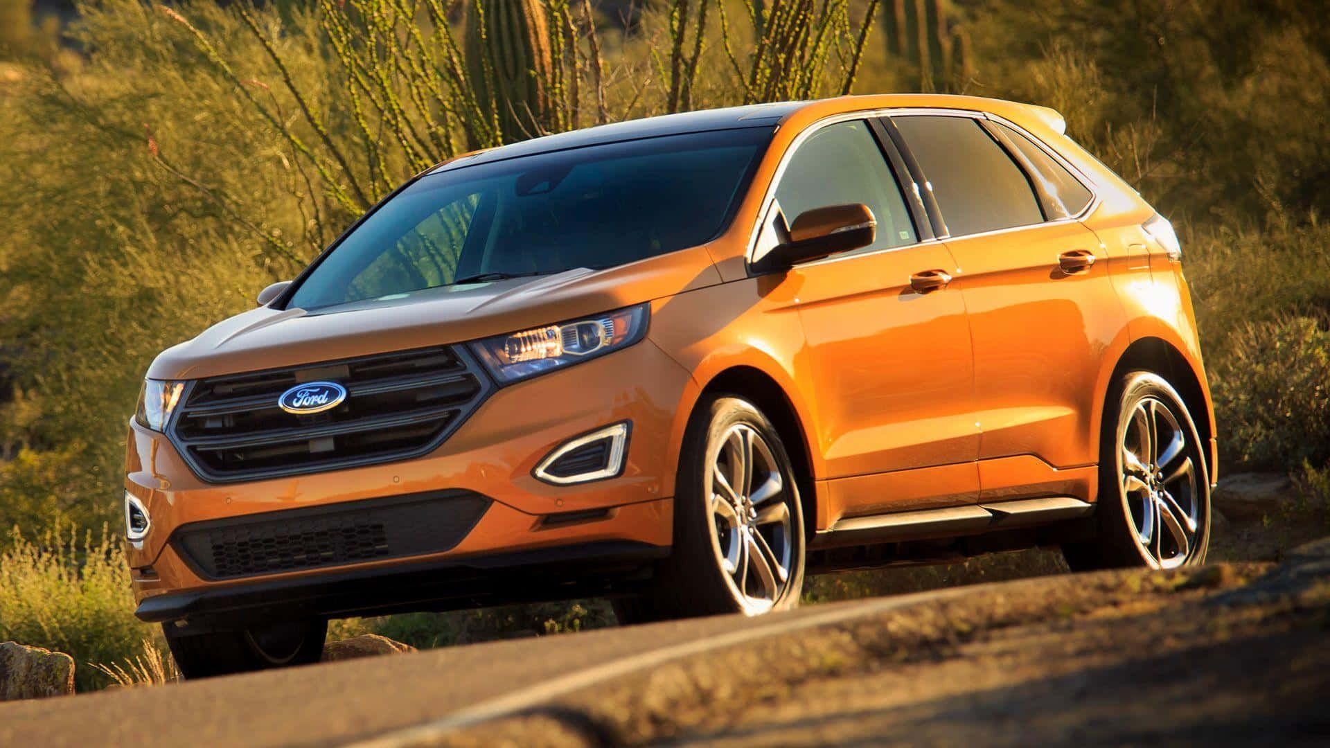 1920x1080 Download Sleek and Stylish Ford Edge on the Road Wallpaper