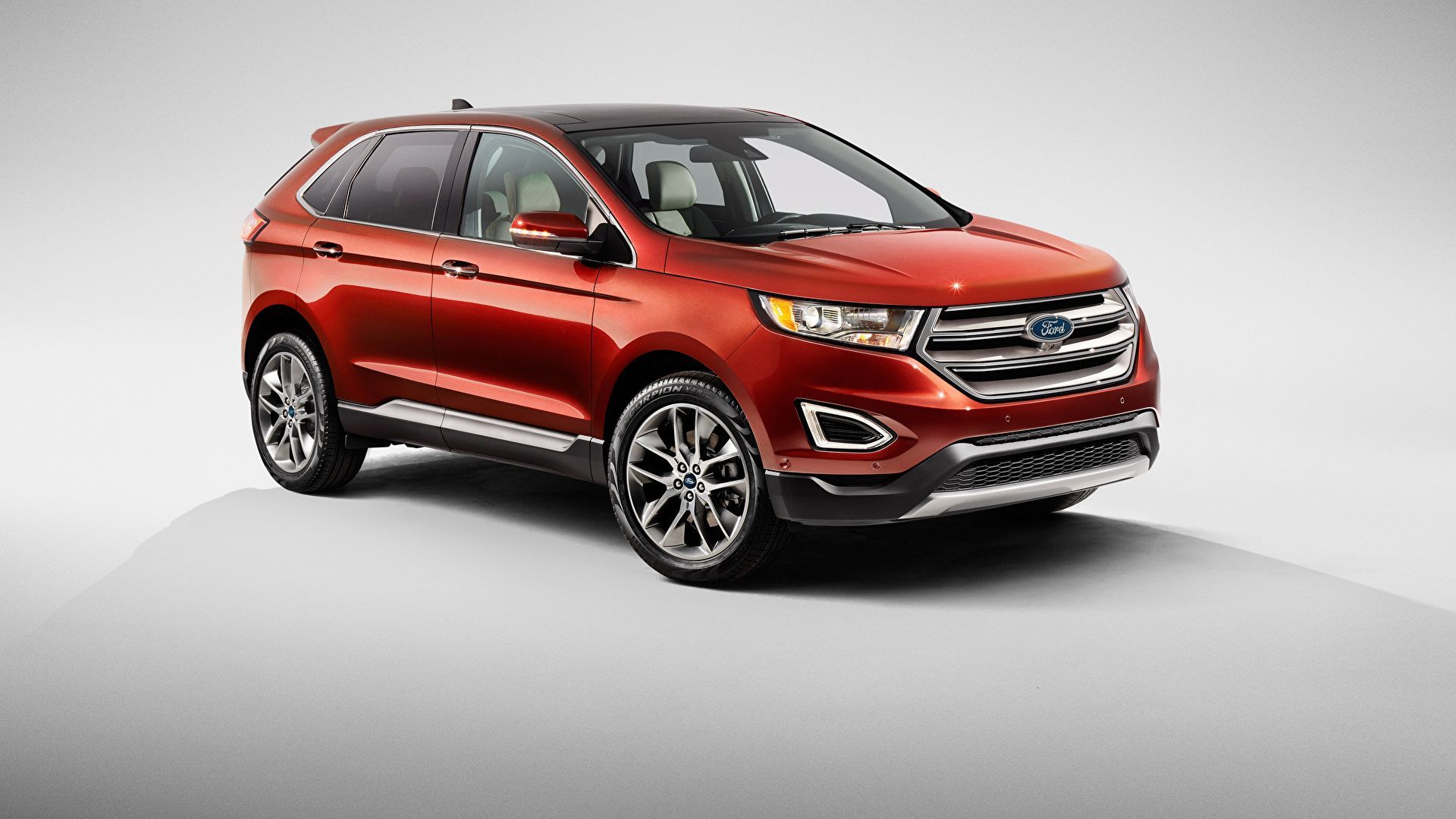 1920x1080 Image Ford 2015 Edge Titanium Orange auto 1920x1080