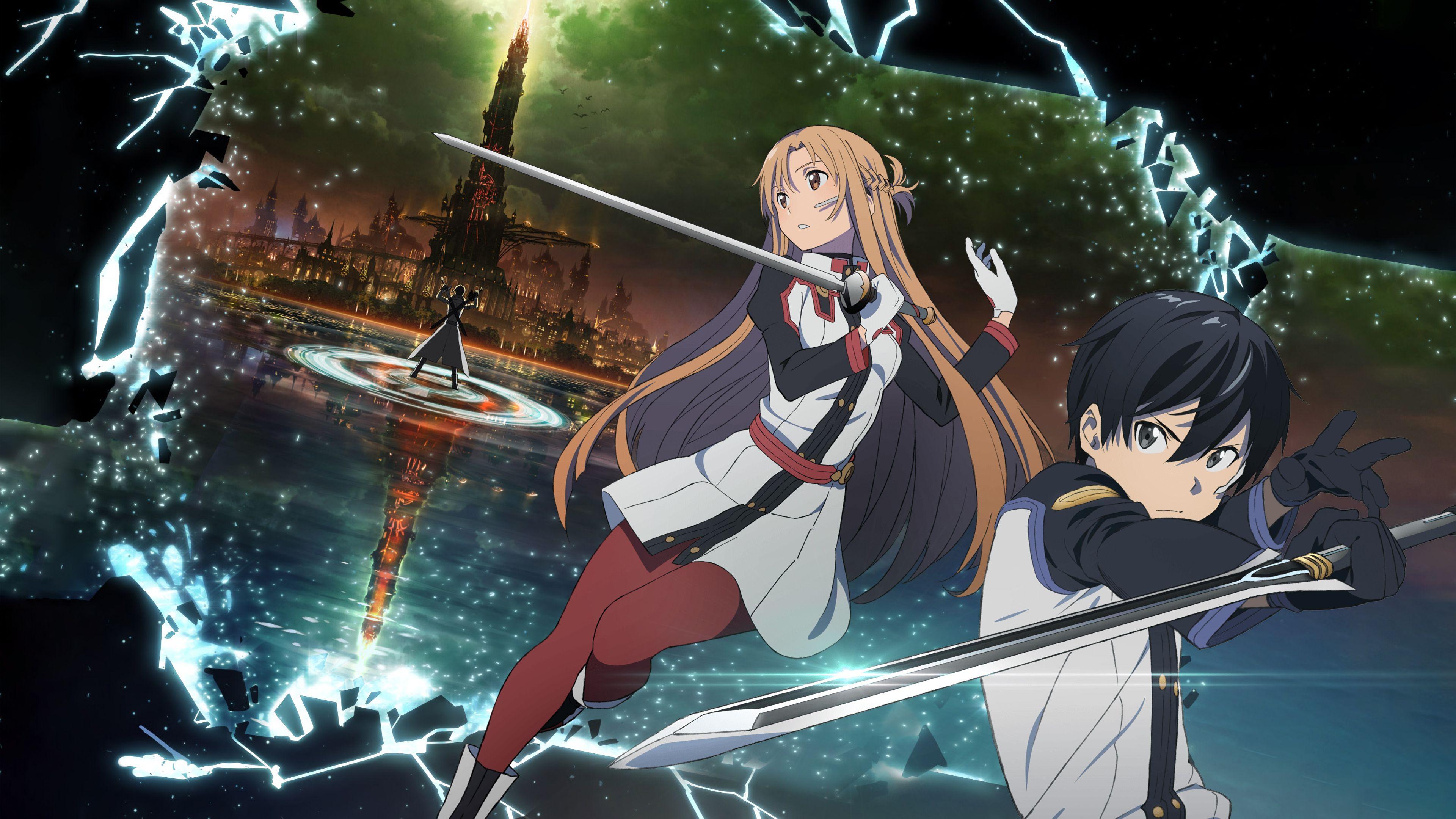 3840x2160 Sword Art Online Ordinal Scale HD Wallpaper