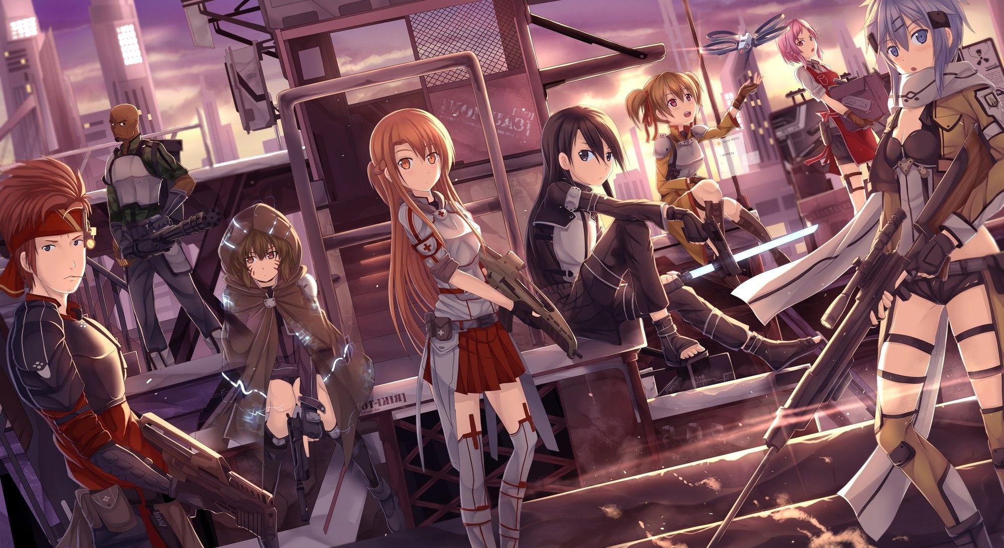 2000x1092 Sword Art Online Wallpaper