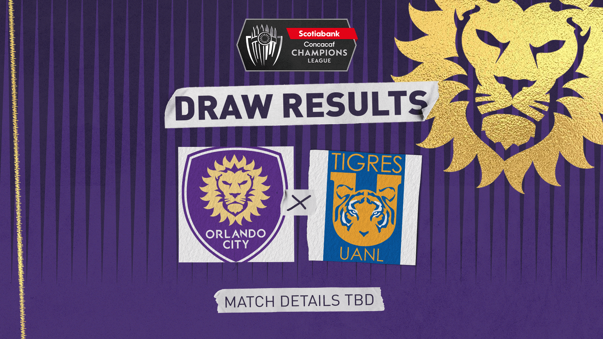 1920x1080 Orlando City to face Tigres UANL in 2023 Scotiabank Concacaf Champions League