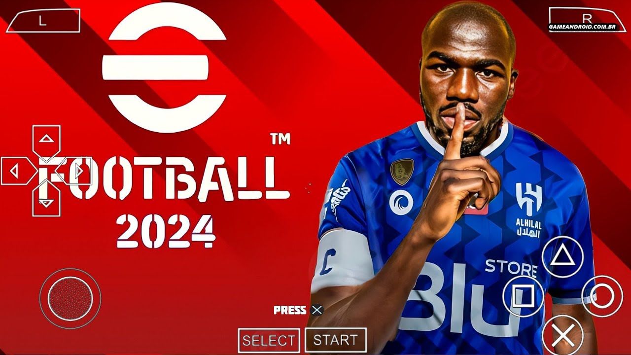 1280x720 EFOOTBALL PES 2024 PPSSPP CAMERA PS5 TRANSFER UPDATE WITH NEW KITS 23 24 AND BEST GRAPHICS