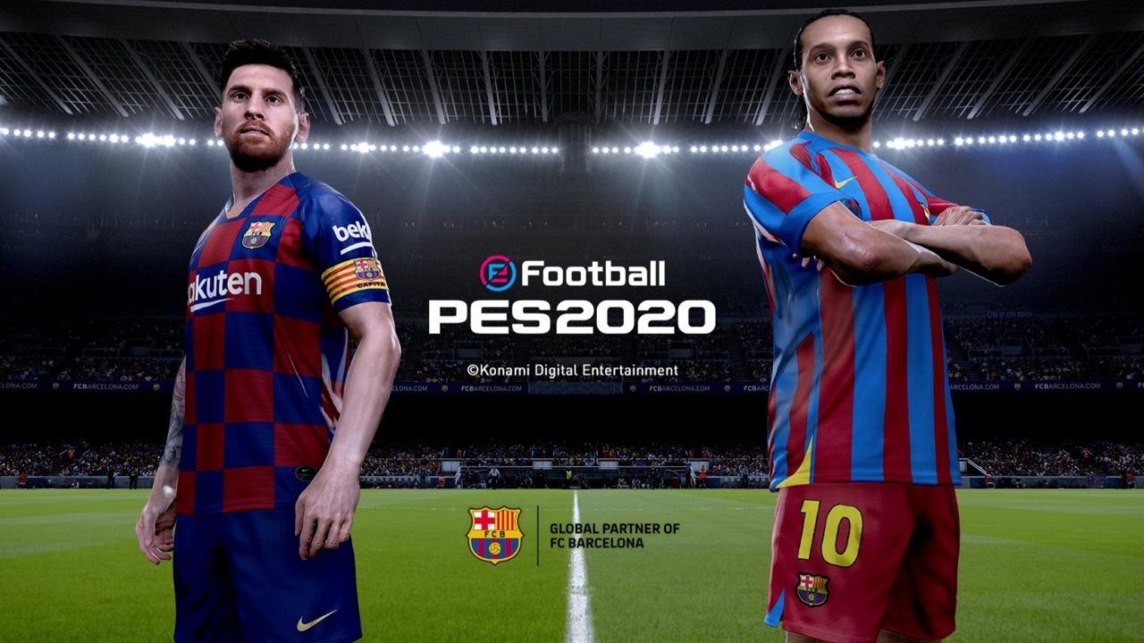 1280x720 Messi is Cover Athlete For eFootball PES 2020 Standard Edition, Ronaldinho For Legend Edition