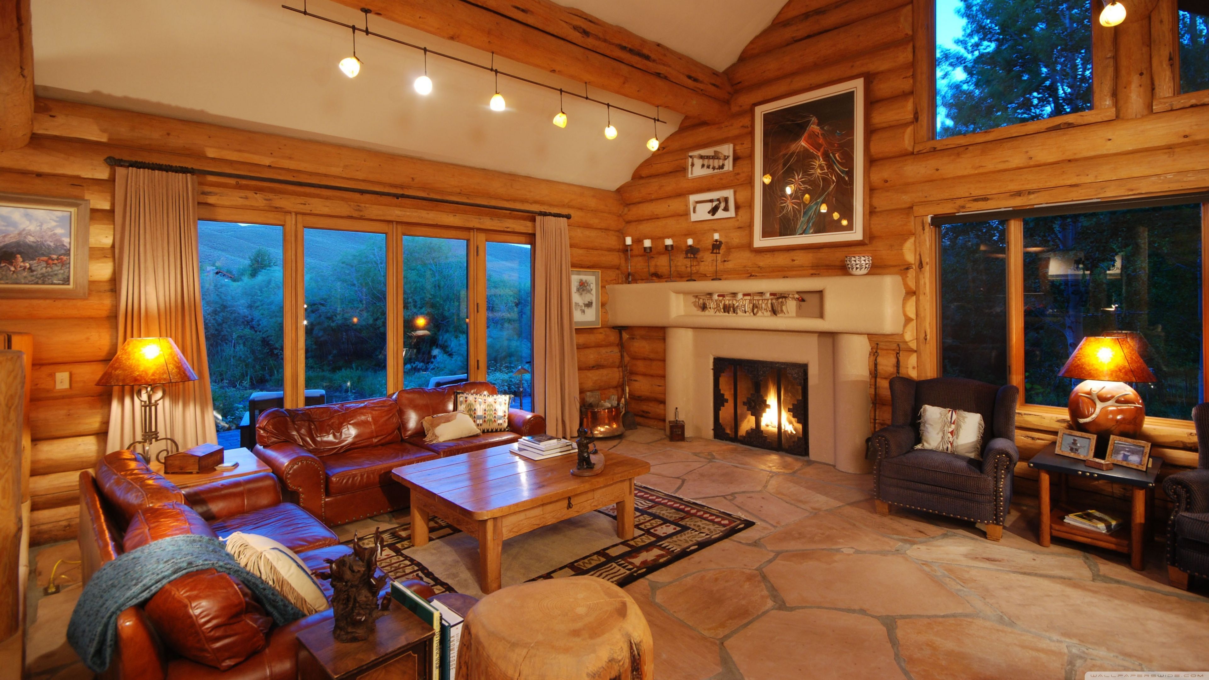 3840x2160 Cozy Living Room Ultra HD Desktop Background Wallpaper for 4K UHD TV : Tablet