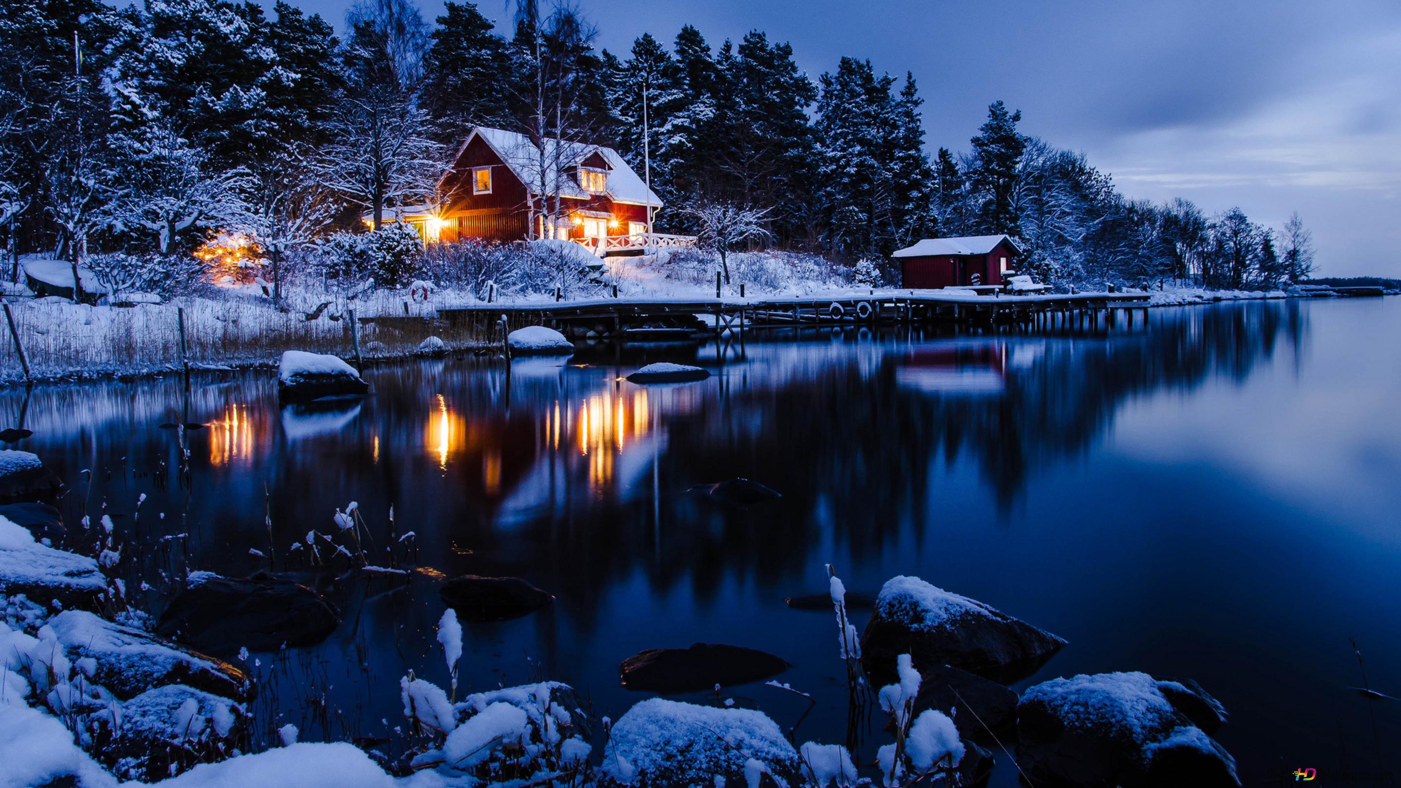 2880x1620 Download cozy winter 4k wallpaper Bhmpics