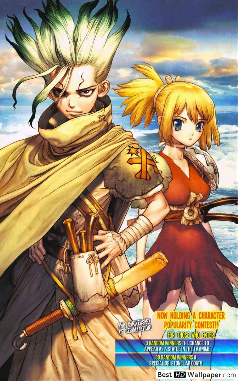 800x1280 Download free Dr Stone Senku And Kohaku Wallpaper