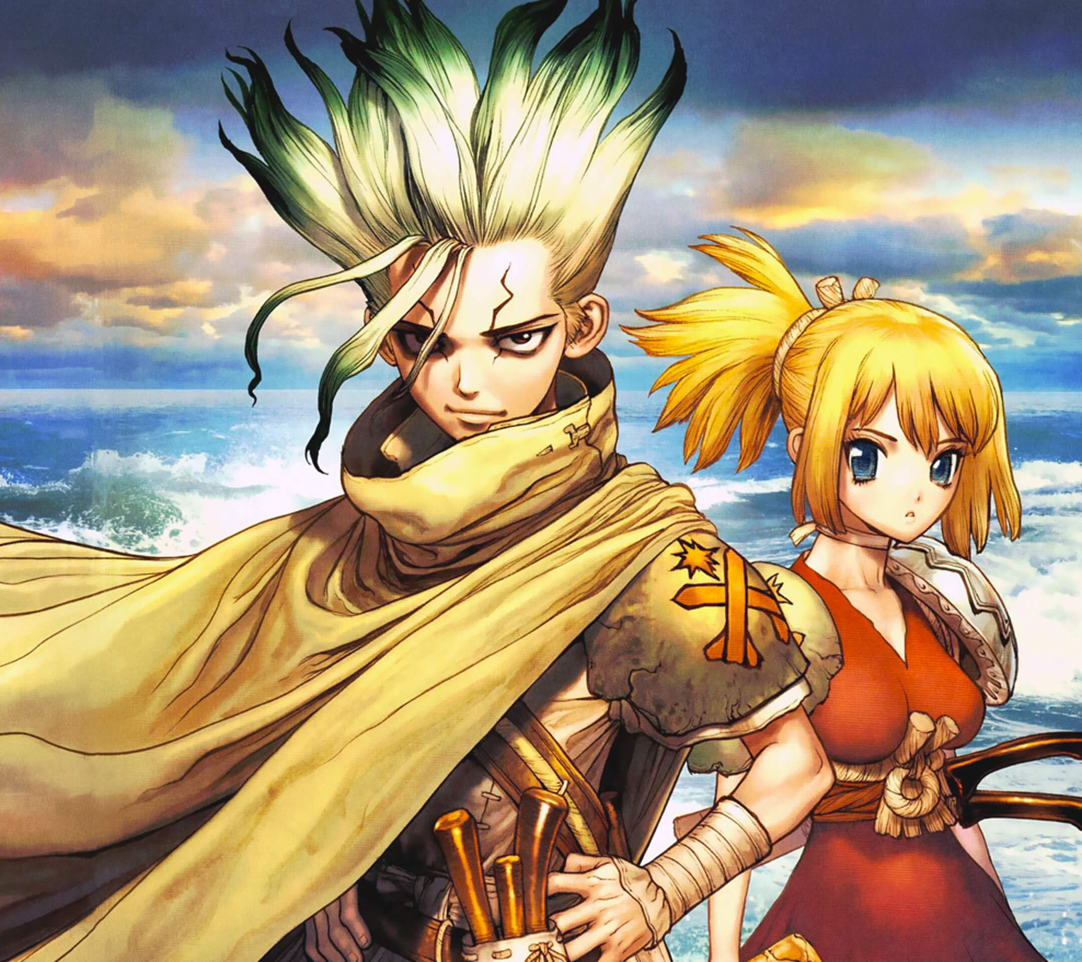 2160x1920 Dr. Stone Senku Ishigami Kohaku.Android wallpaper 2160×1920