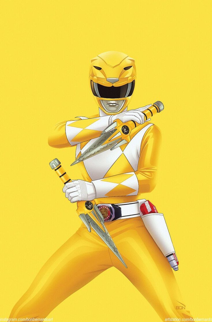 735x1116 Mighty morphin power rangers