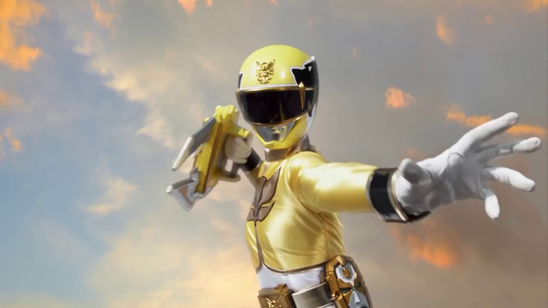 1920x1080 Yellow Megaforce Ranger Power Rangers