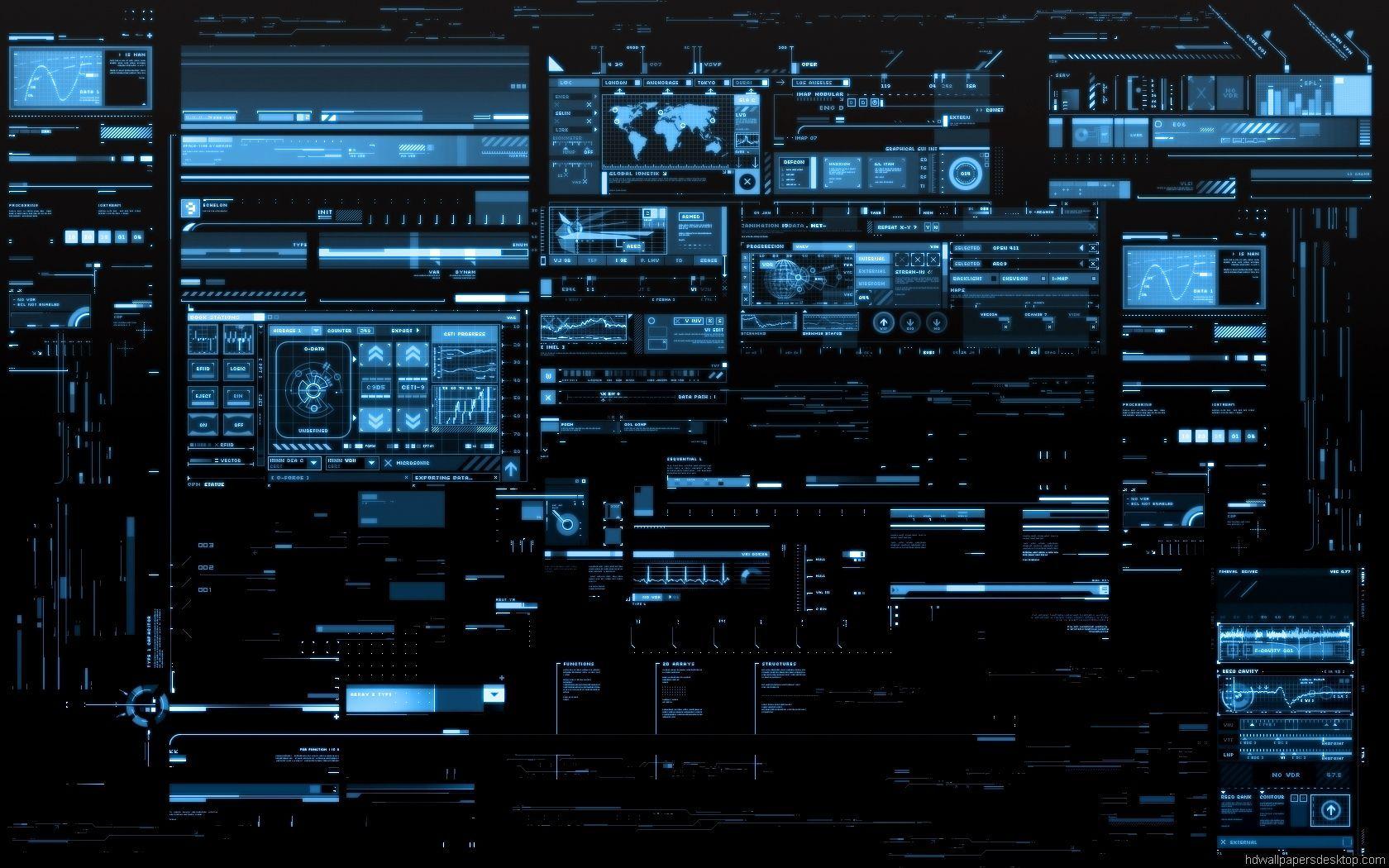 1680x1050 Hacker Wallpaper