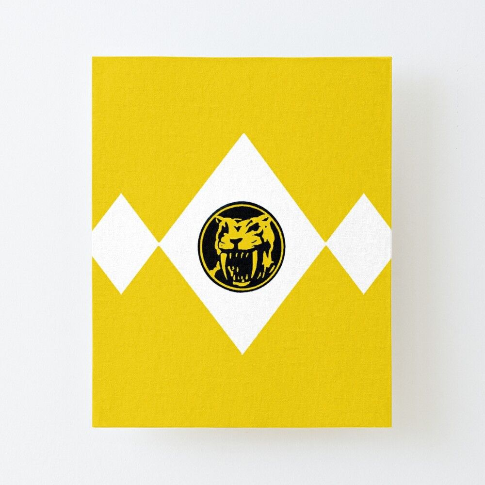 1000x1000 Go Go Yellow Ranger Art Board Print