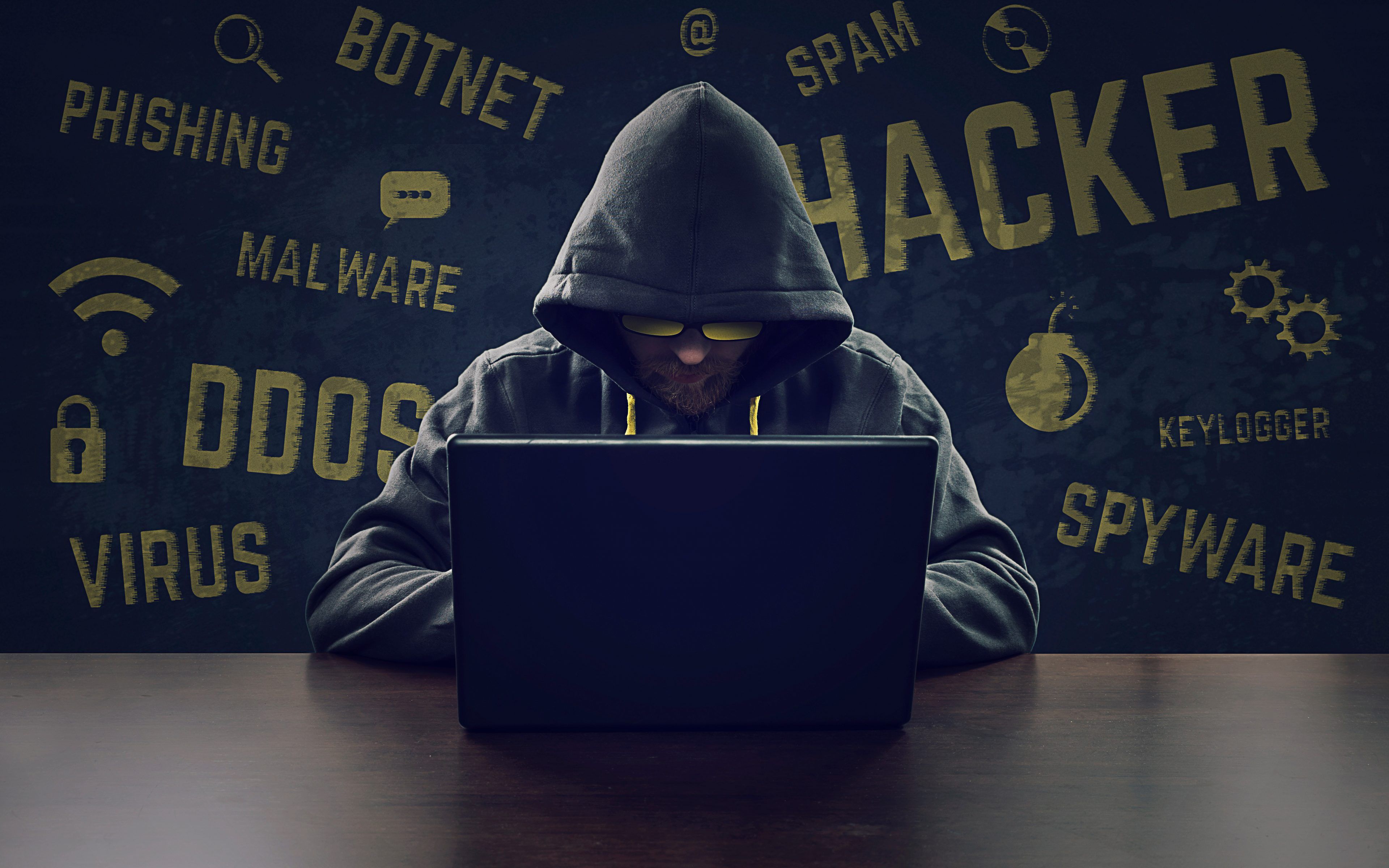 3840x2400 Hacker Attack 5K Wallpaper