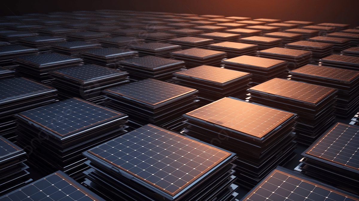 1200x673 Stacked Solar Battery Panels In A 3D Generated Illustration Background, Solar Cell, Solar Panel, Solar Background Image And Wallpaper for Free Download