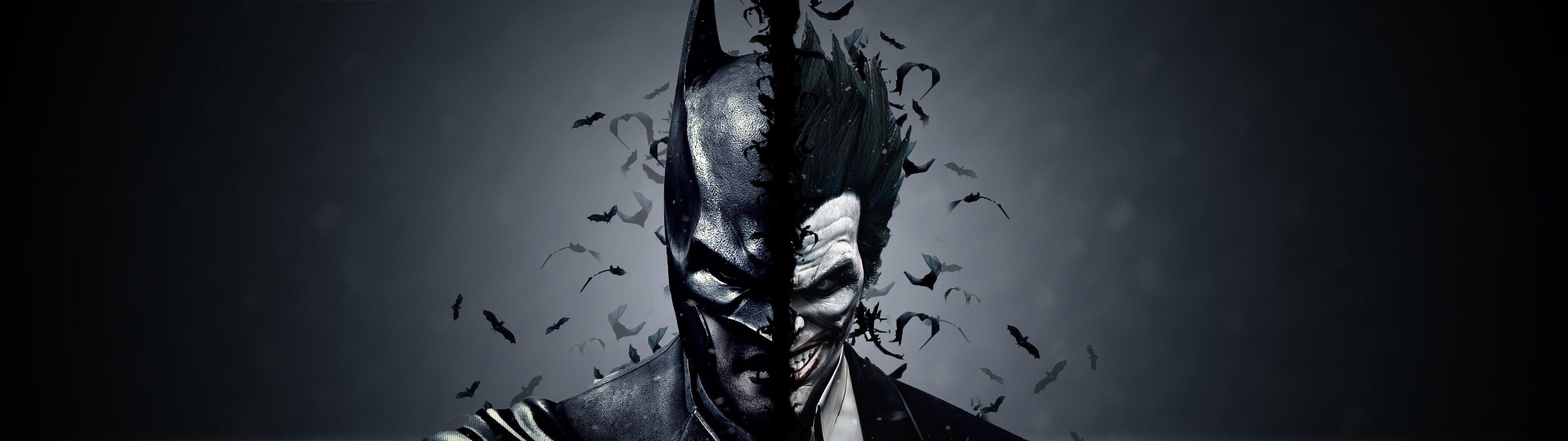 3840x1080 Batman, Joker, Wallpaper, , High Resolution, Mac Desktop