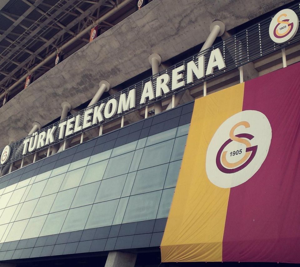 960x854 Download wallpaper wallpaper, sport, logo, stadium, football, Galatasaray SK, Turk Telekom Arena, section sports in resolution 960x854