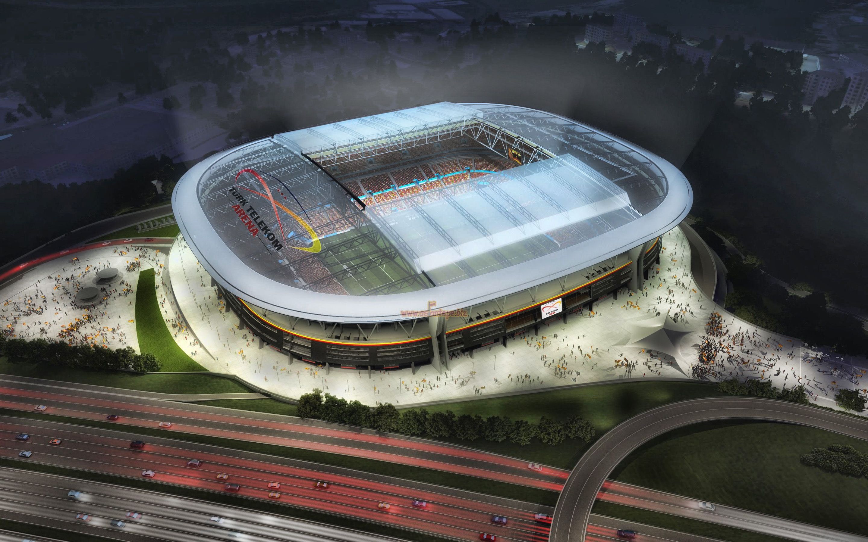 2880x1800 Türk Telekom Arena Wallpaper