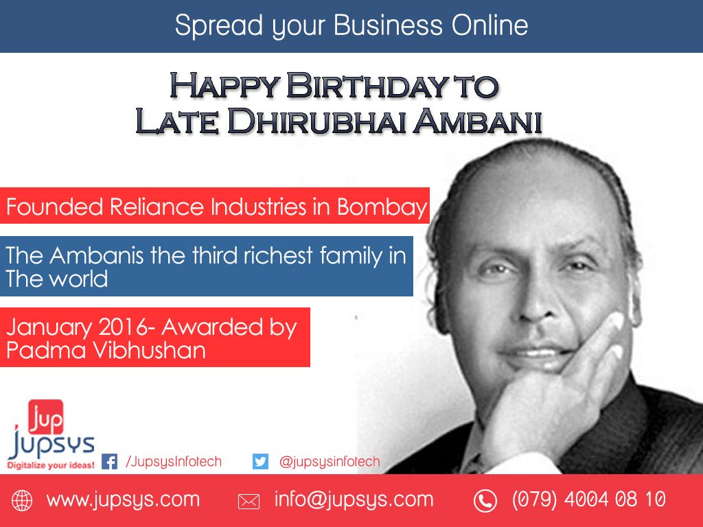 1024x768 If you're born poor it's not your fault but if you die poor it's your fault. Happy Birthday to late Dhirubhai Am. Dhirubhai ambani, Rich family, Online business