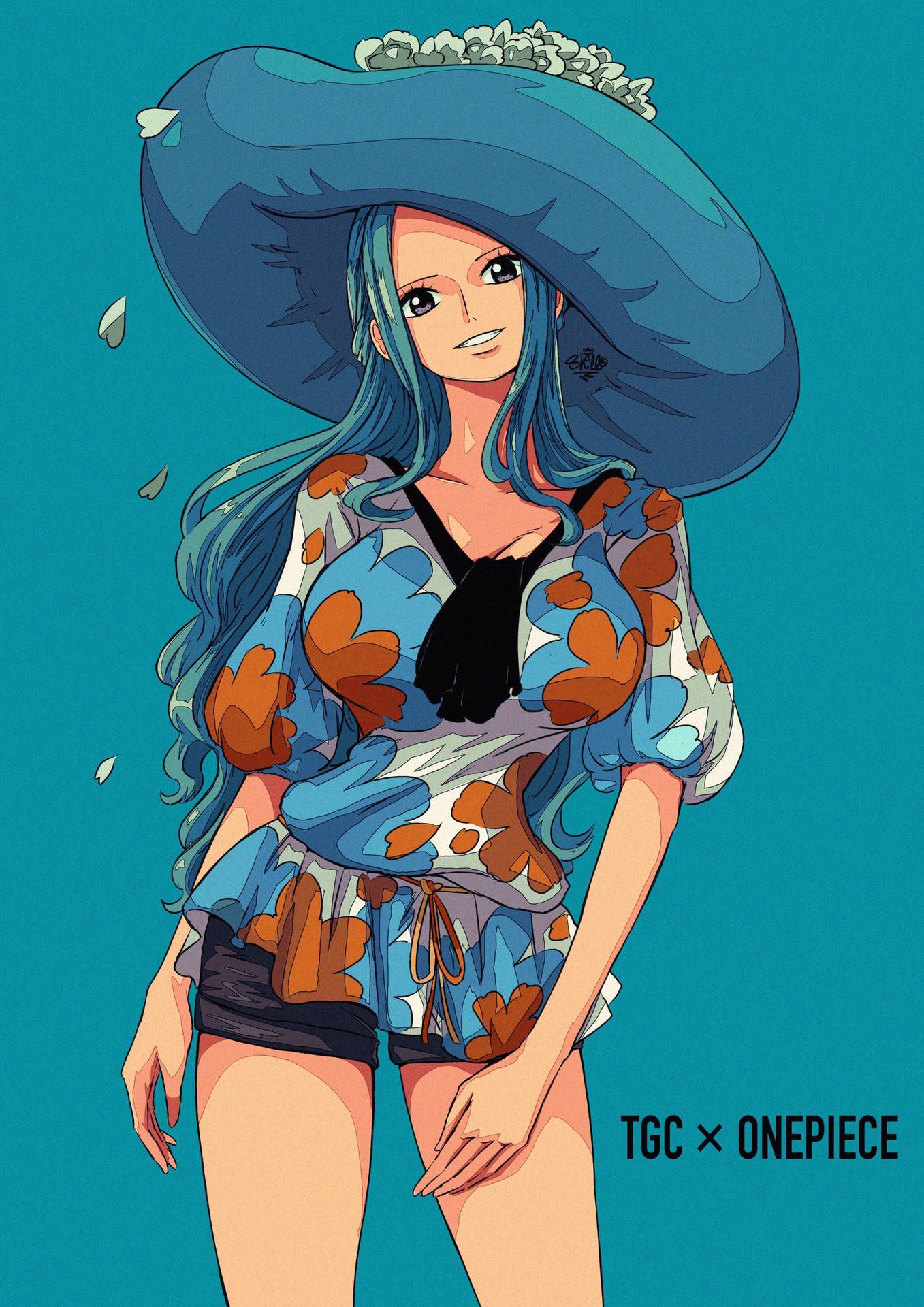 1357x1920 Download Nefertari Vivi In Summer Dress Wallpaper