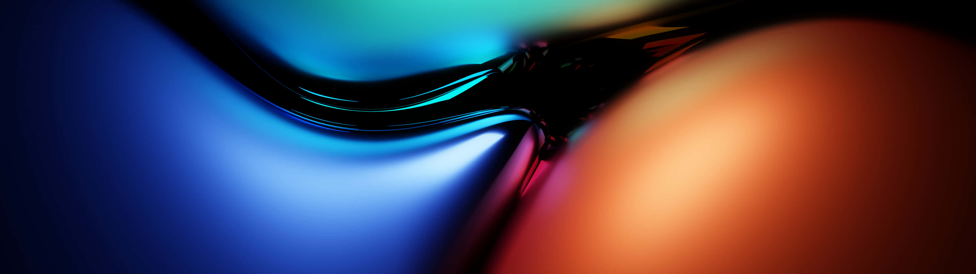 3840x1080 Download A Stunning Spring Seen From Two Monitors Wallpaper