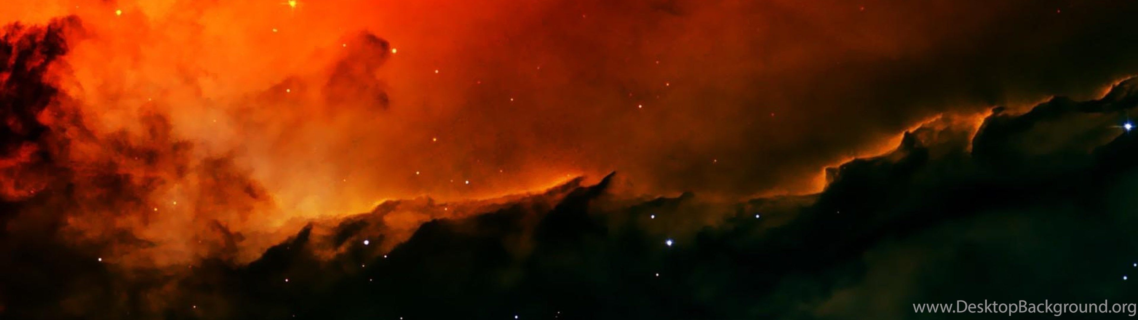 3840x1080 4K Space Wallpaper Dual Monitor Ideas