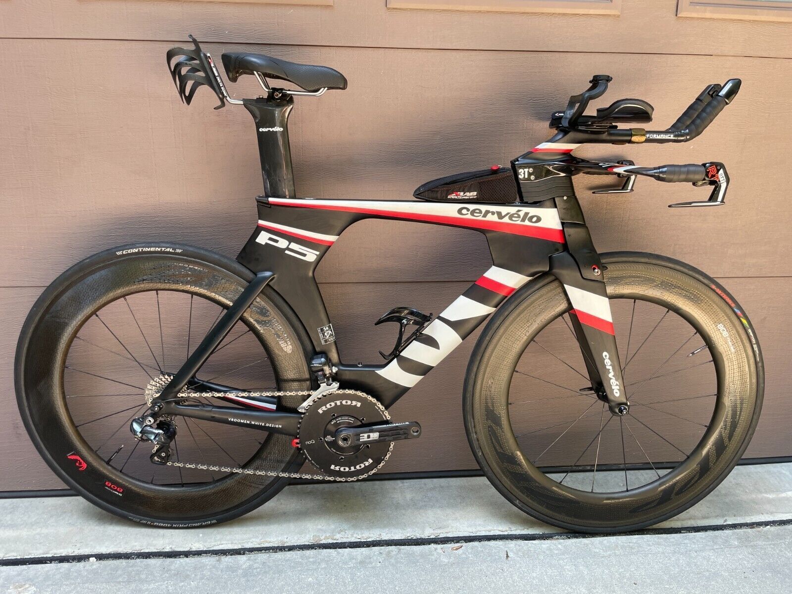 1600x1200 Cervelo P5 TT / Tri Bike 54cm 11 Speed Di2 Zipp 808 Rotor Power Meter