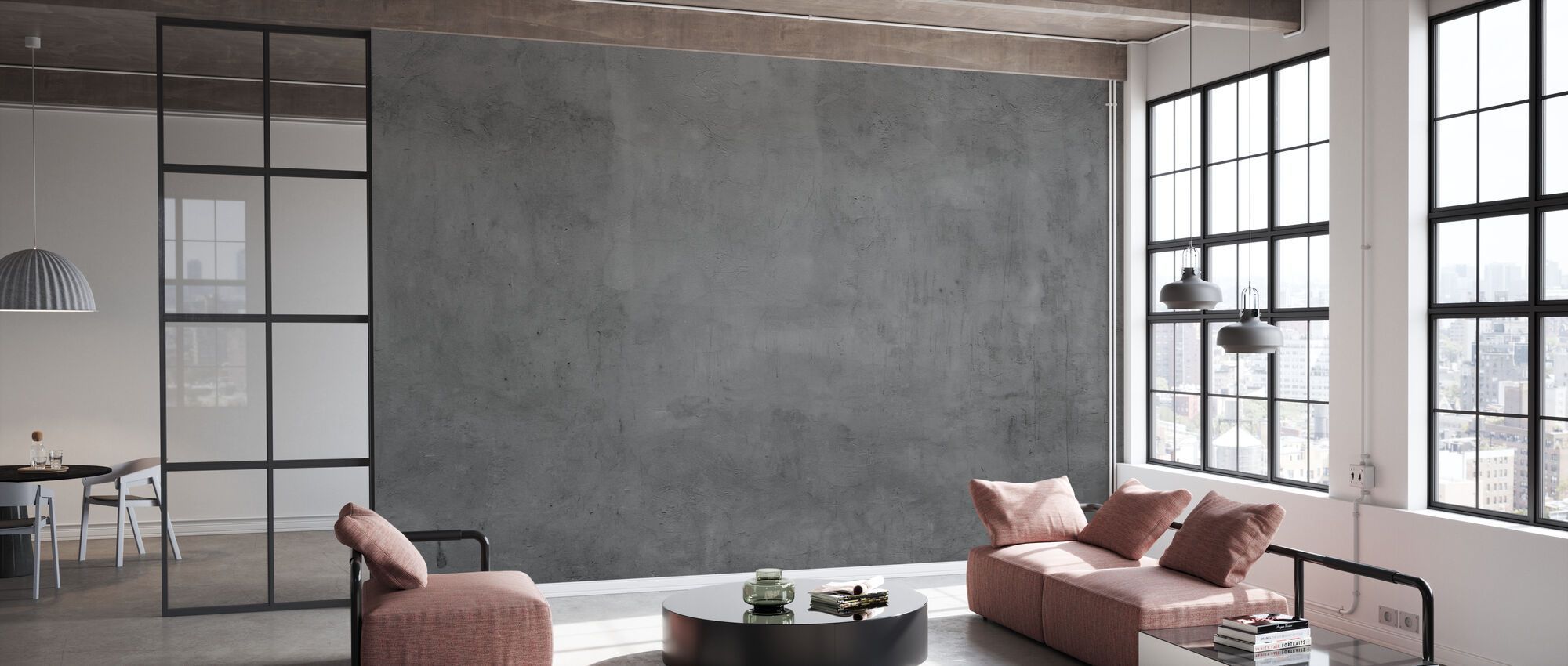 2000x850 Dark Concrete Wall
