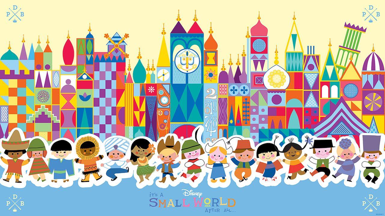 1280x720 45th Anniversary Wallpaper: 'it's a small world'. Disney Parks Blog