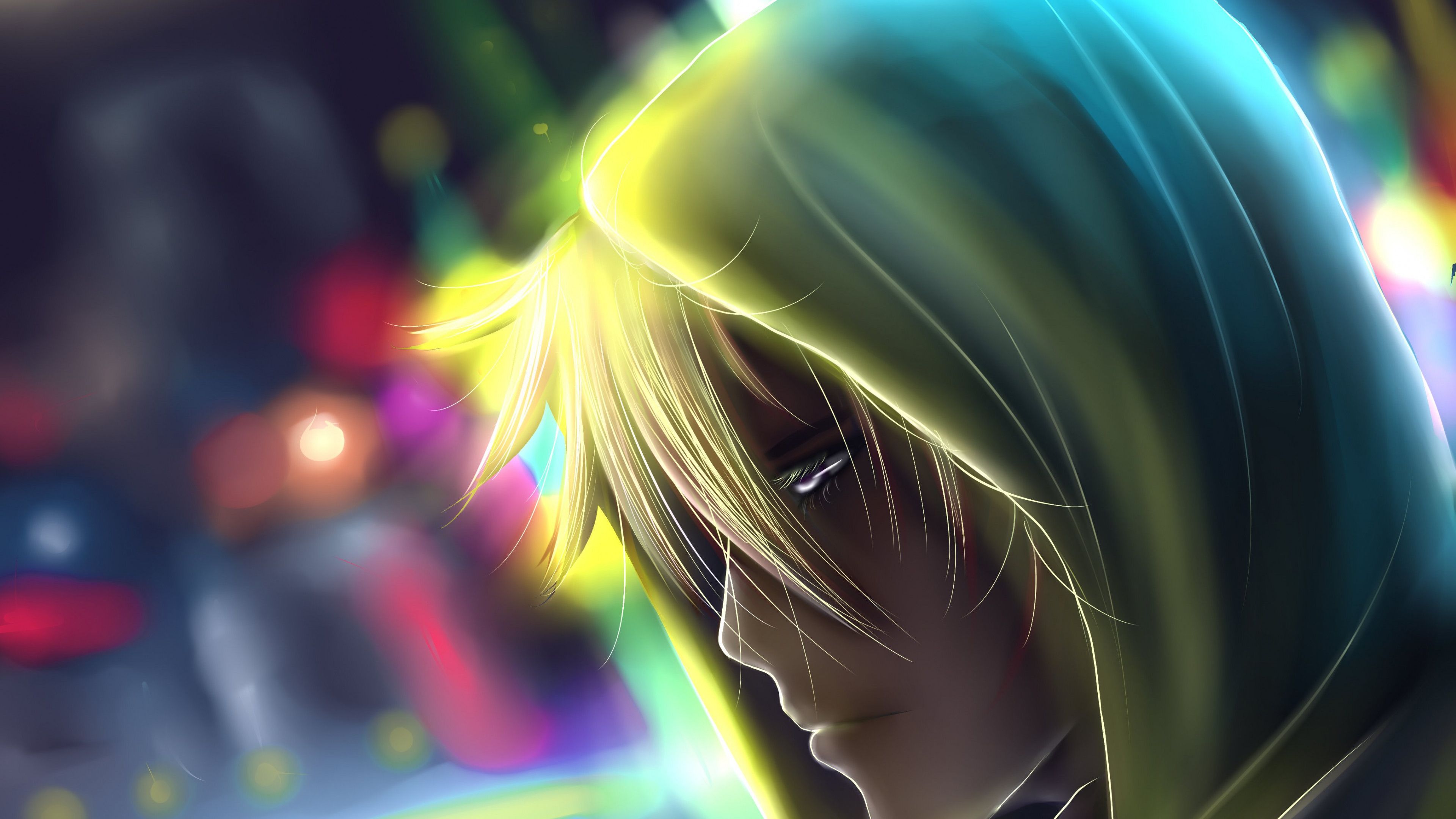3840x2160 Anime Sad Boy Manga Series High Definition Wallpaper 106485