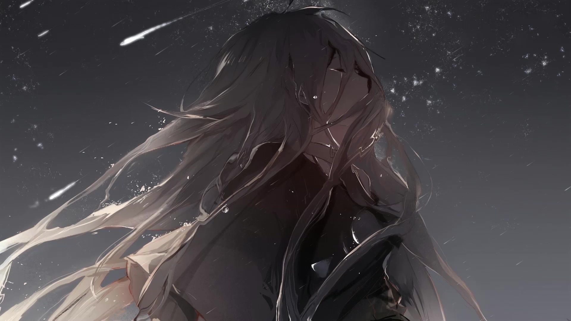 1920x1080 Sad Anime Girl Live Wallpaper