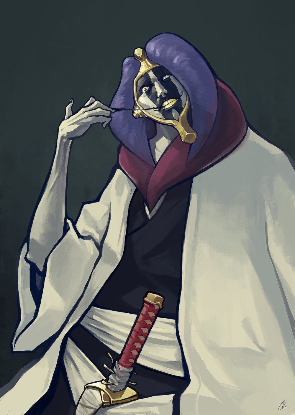 1000x1408 I drew Mayuri Kurotsuchi from Bleach!
