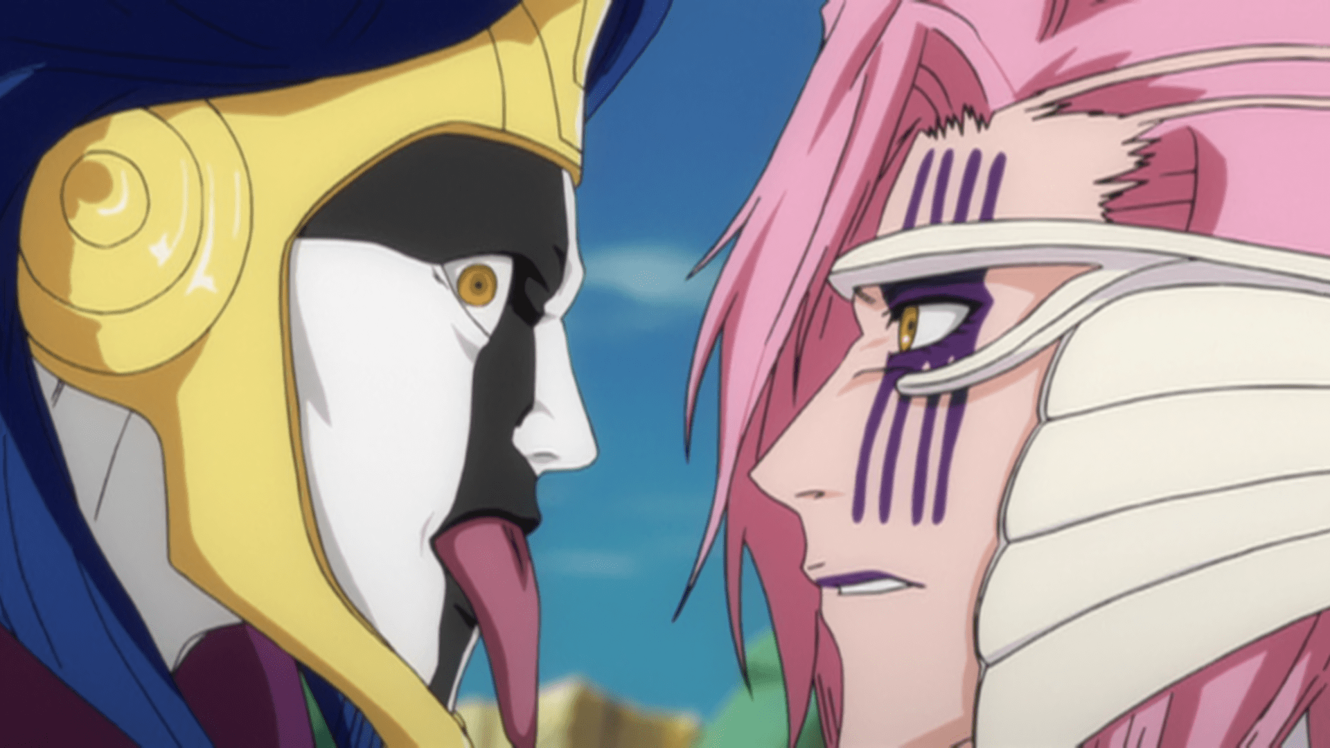 1920x1080 Mayuri Kurotsuchi vs. Szayelaporro Granz