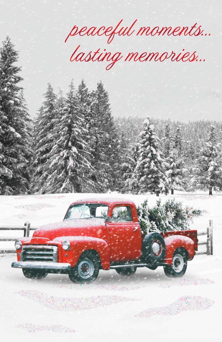 780x1200 U1004 CHRISTMAS RED TRUCK PEACEFULMOMENTS