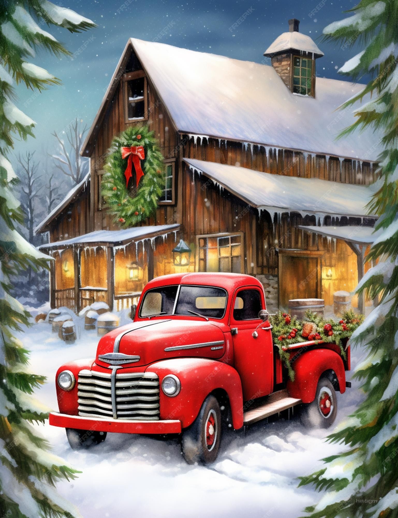 1538x2000 Country Christmas Image