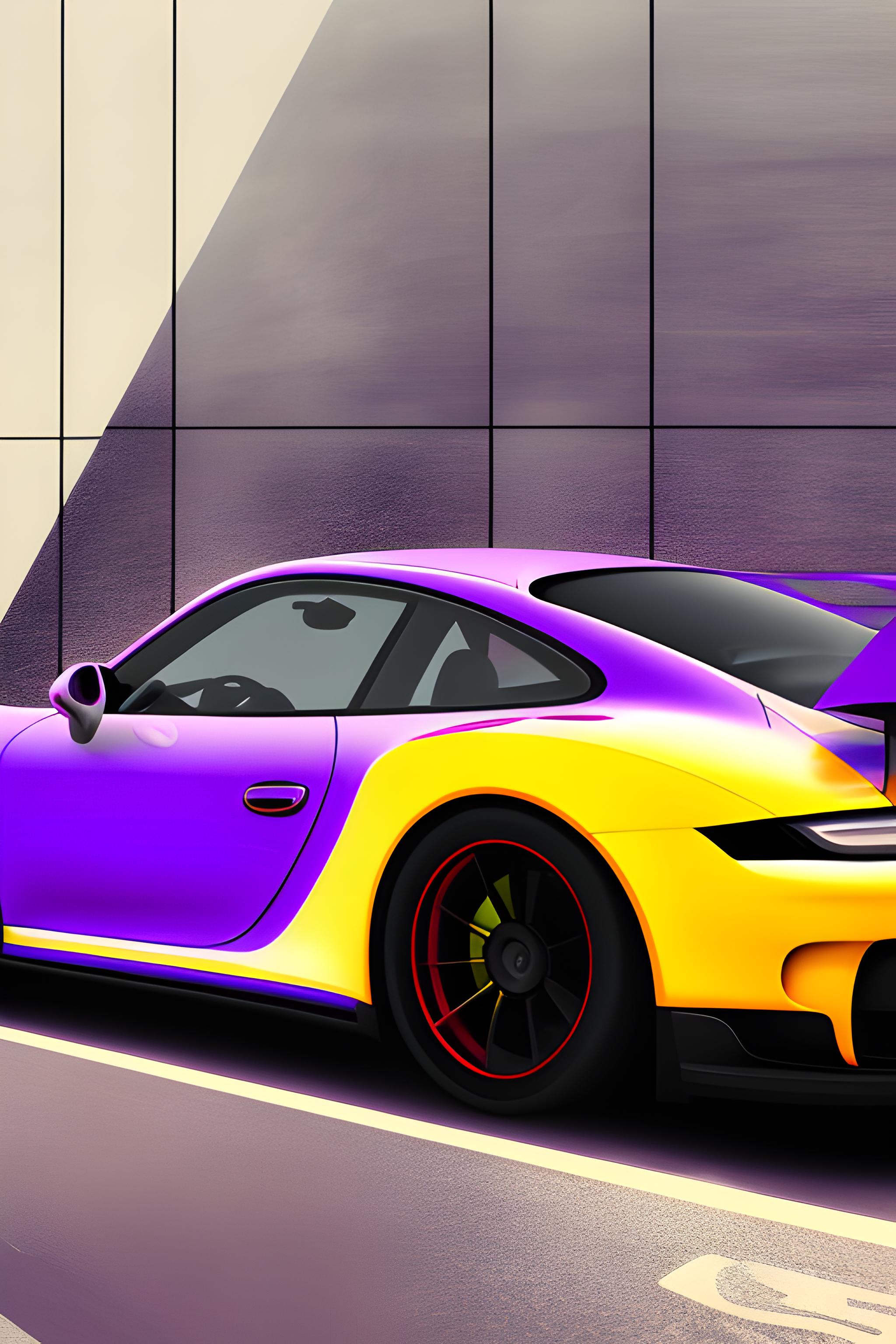 2048x3072 Purple Porsche 9 11 Gt3