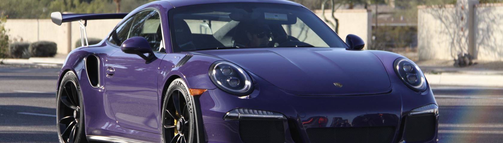 1680x480 Porsche GT3RS in Purple Haze • Image • WallpaperFusion by Binary Fortress Software