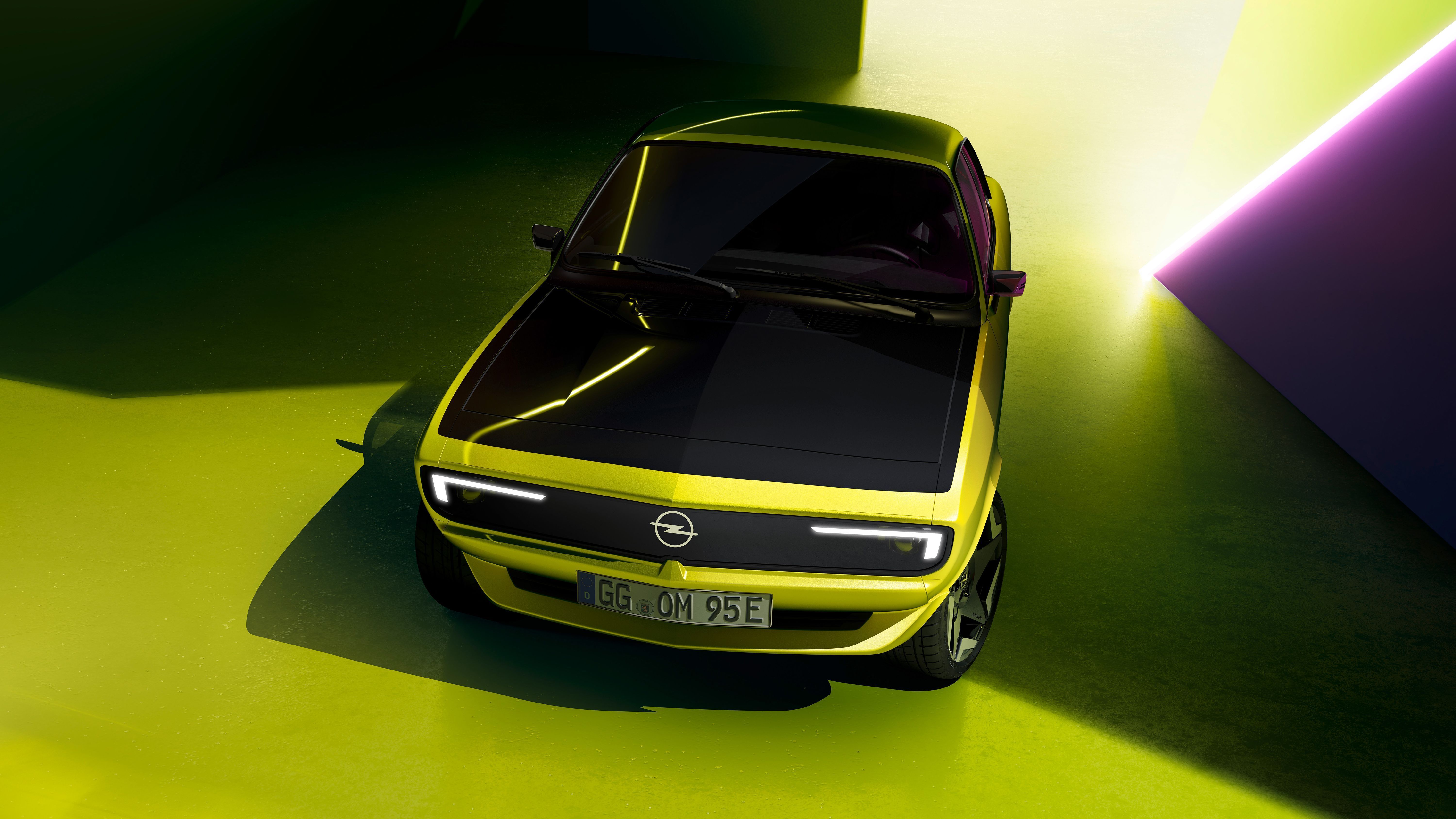 6000x3375 Opel Manta GSe ElektroMOD 2021 4K Wallpaper Car Wallpaper