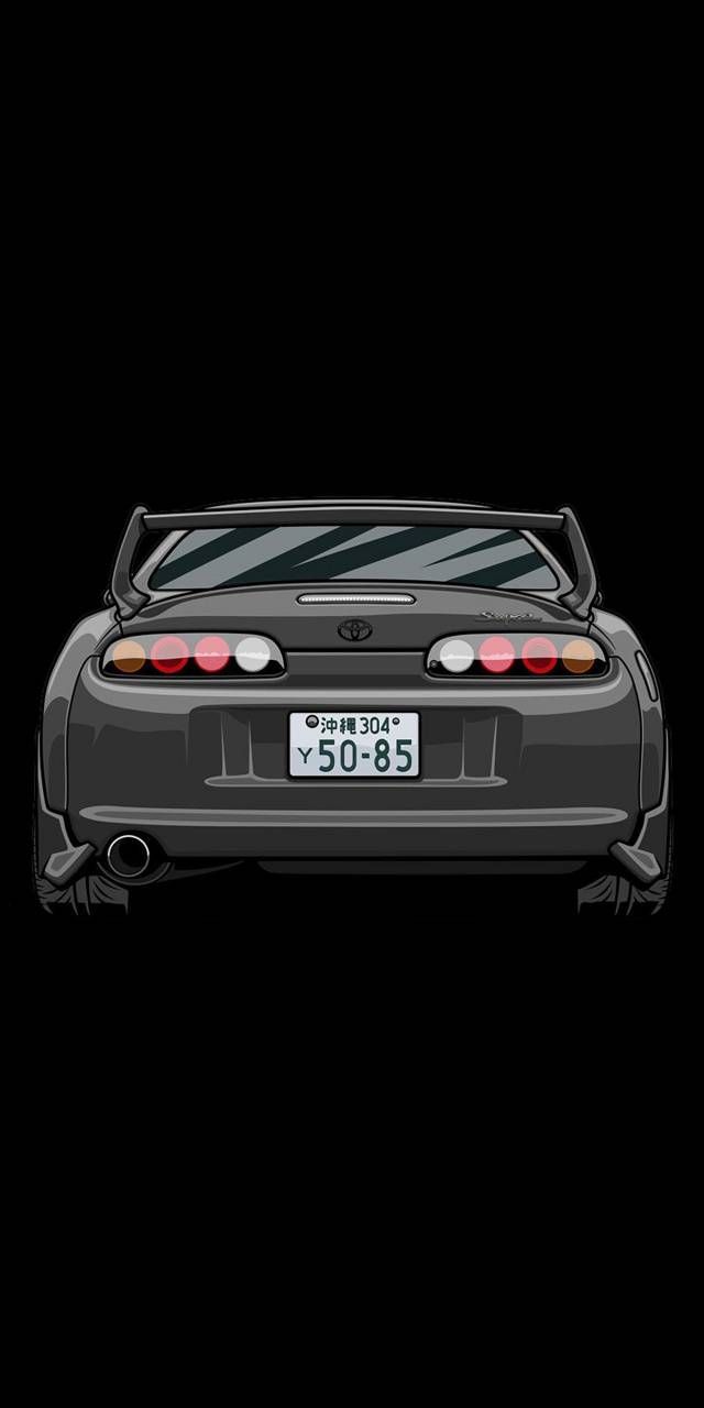 640x1280 Download Toyota Supra wallpaper by alpinetr now. Browse millions of popular amoled Wallpape. Cosas de coche, Toyota supra mk Coches chulos