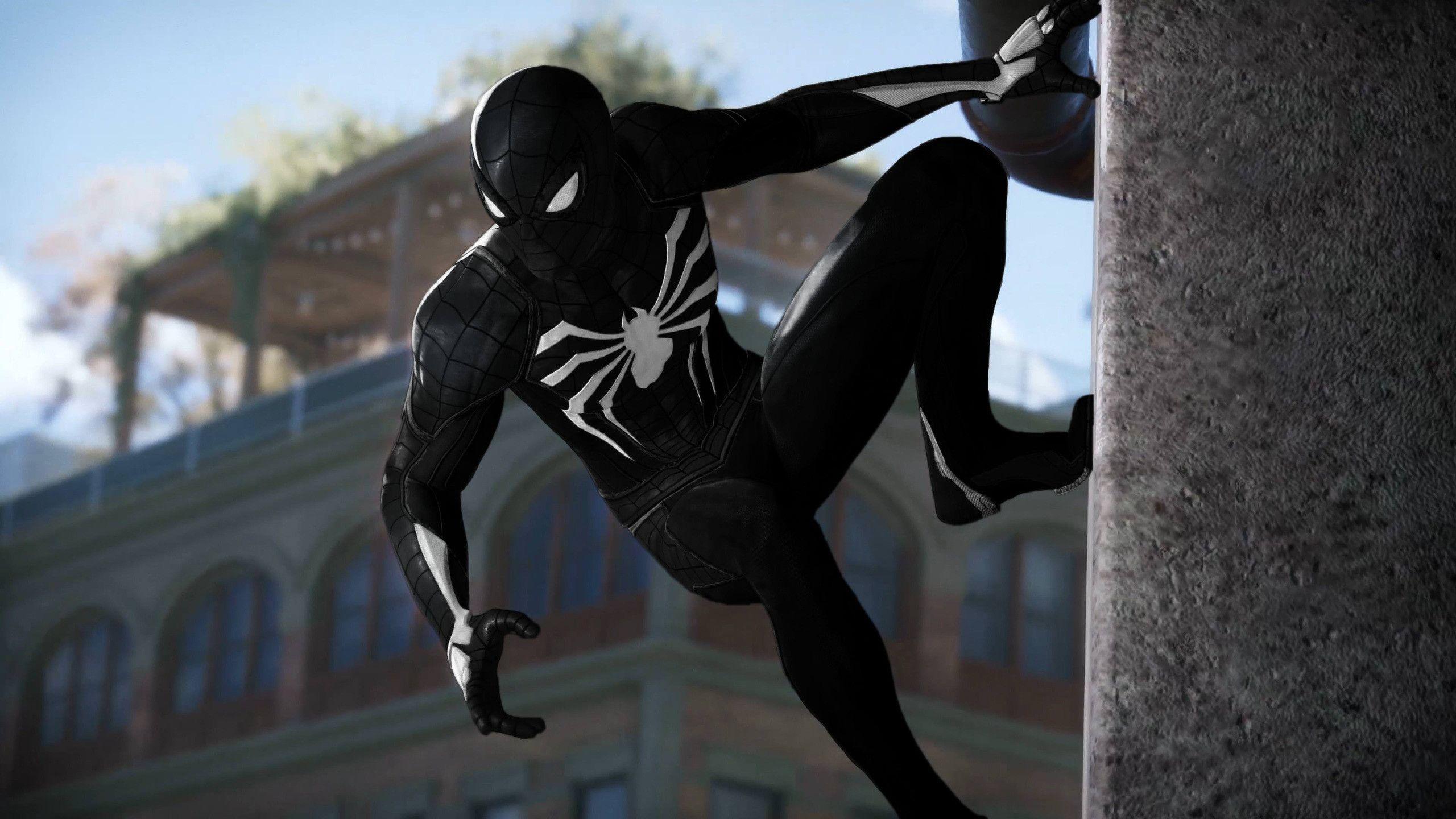 2560x1440 Symbiote Spiderman Wallpaper
