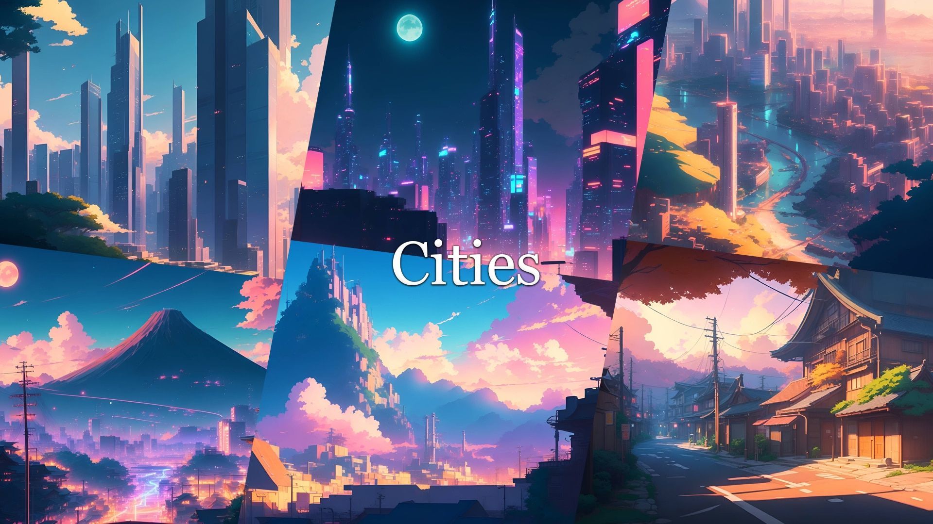 1920x1080 Anime Background in 2D Assets