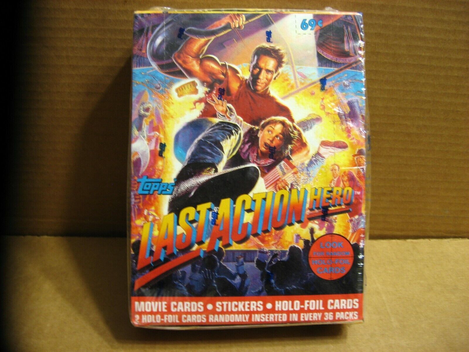1600x1200 Topps Last Action Hero Movie Trading Cards Seal Box Arnold Schwarzenegger