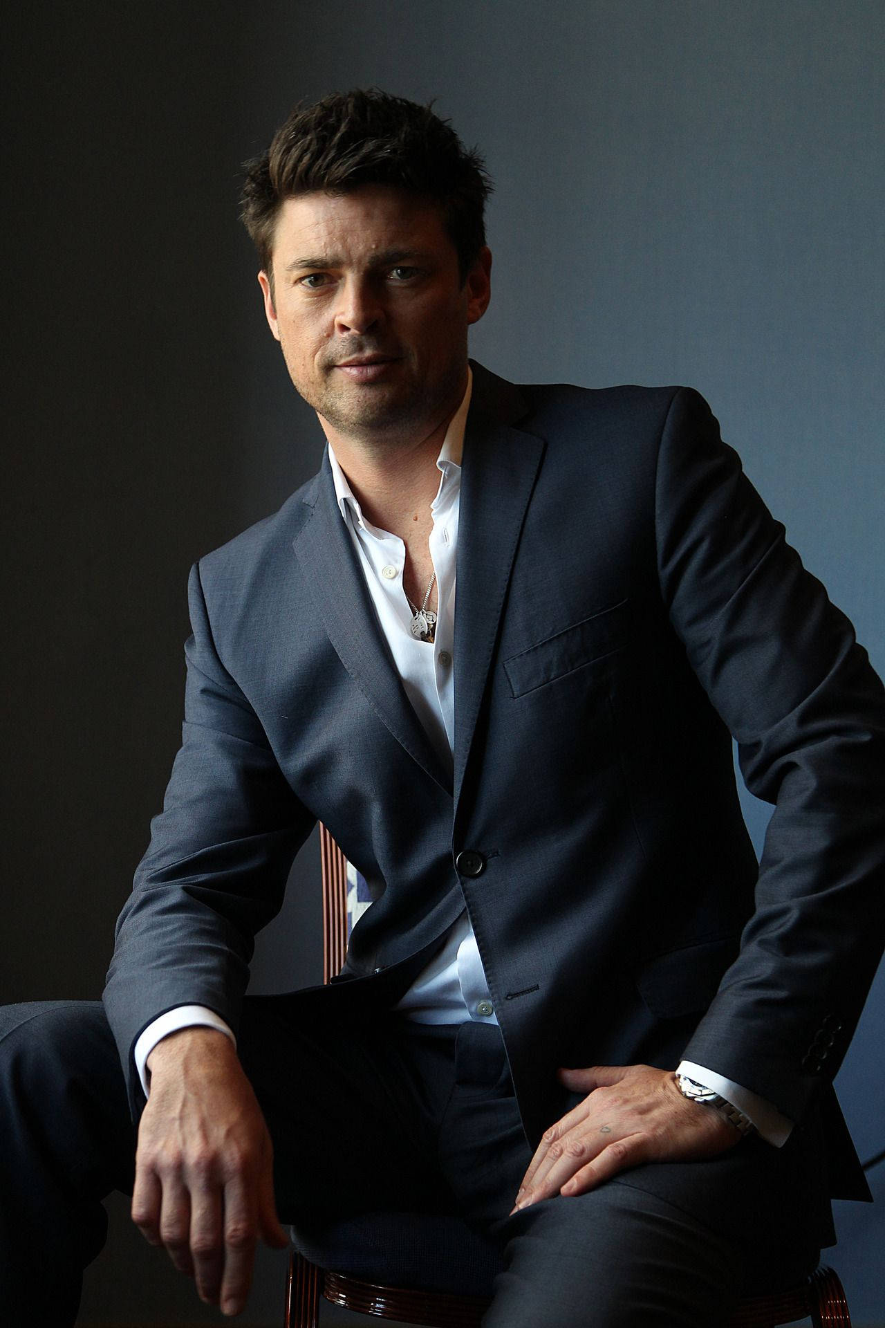 1280x1920 Download Handsome Karl Urban Portrait Wallpaper
