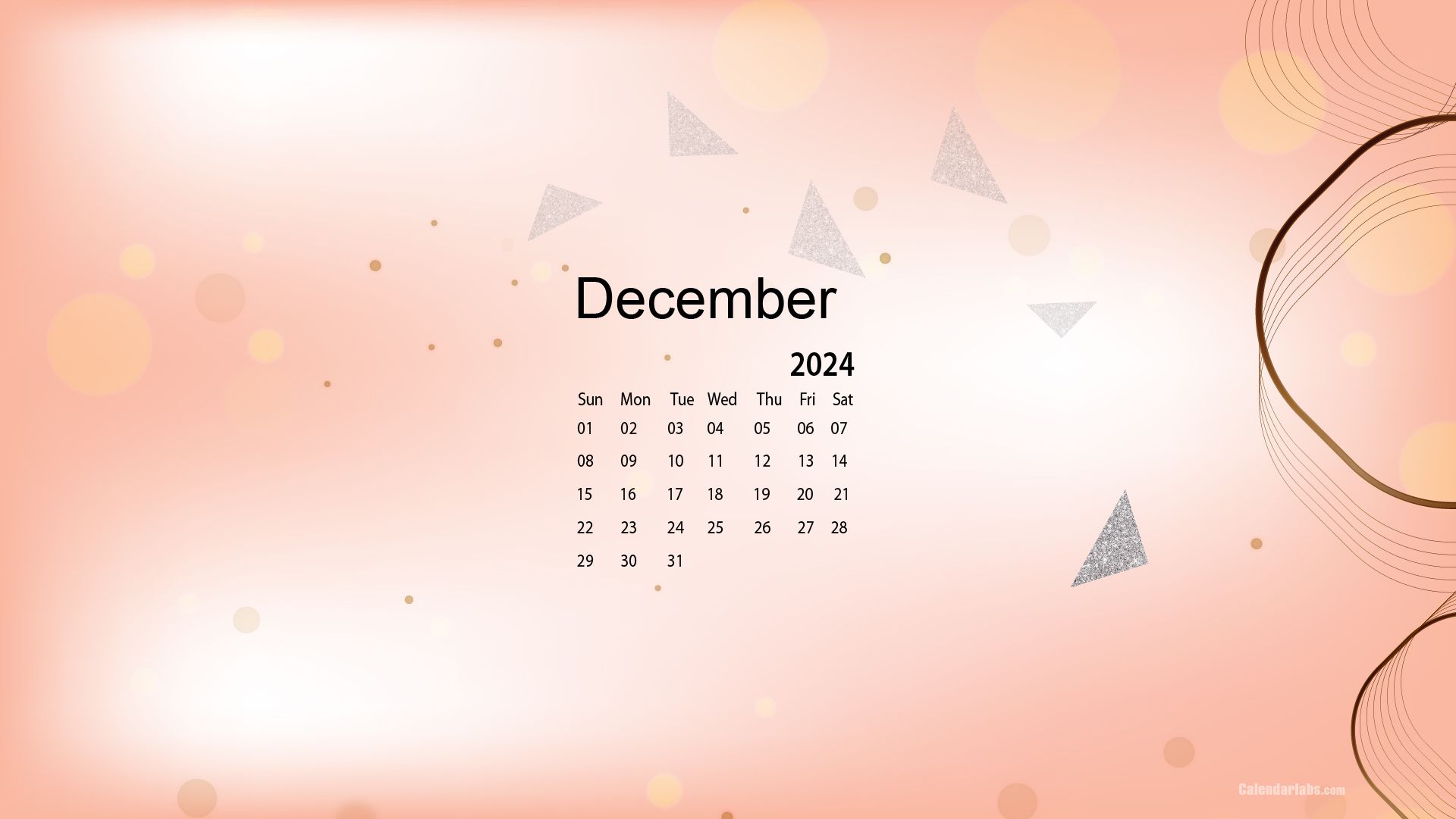 1920x1081 December 2024 Desktop Wallpaper Calendar