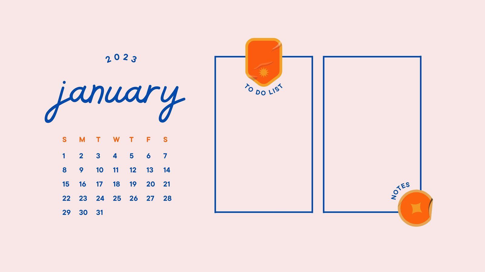 1600x900 and customizable january templates