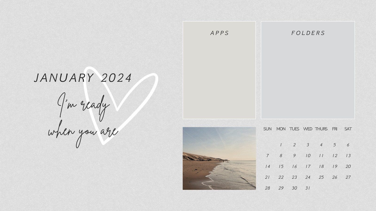 1600x900 and customizable january templates