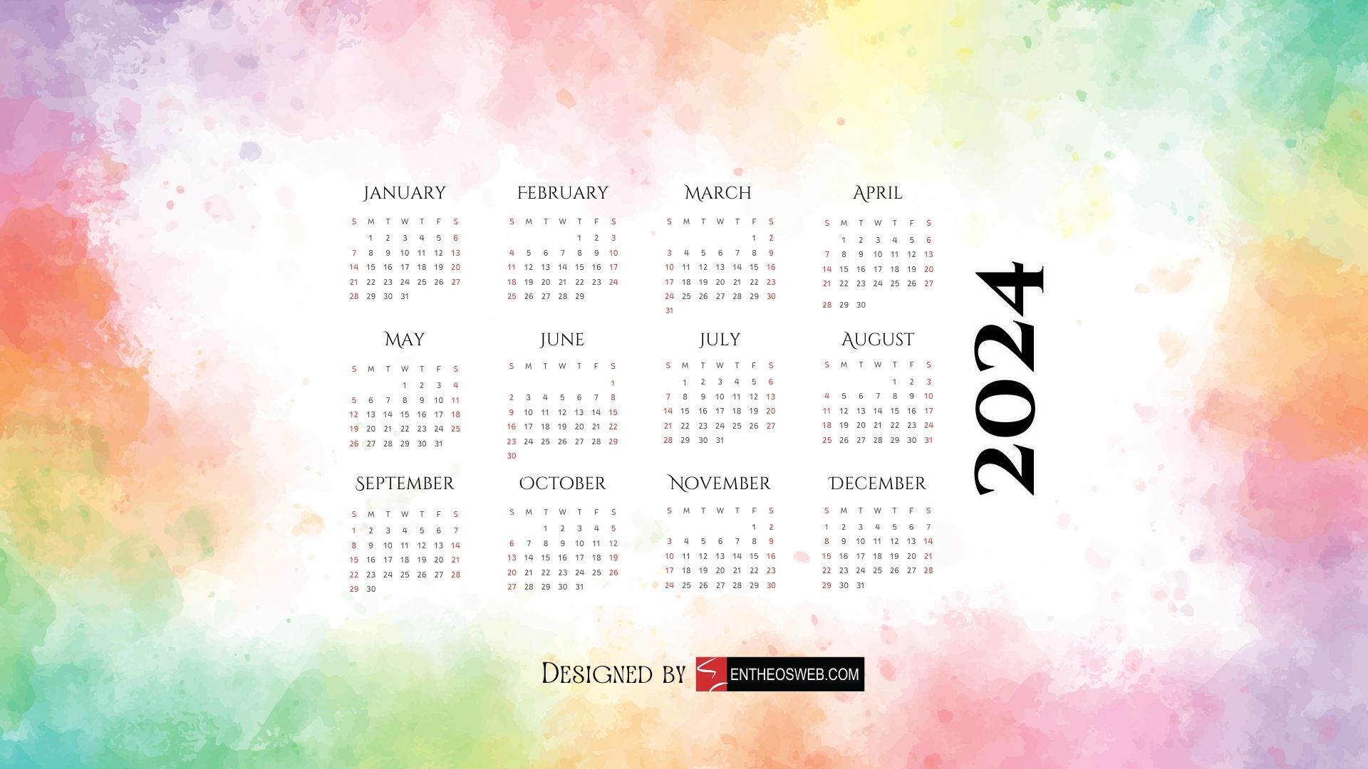 2024 Calendar Wallpapers Top Free 2024 Calendar Backgrounds