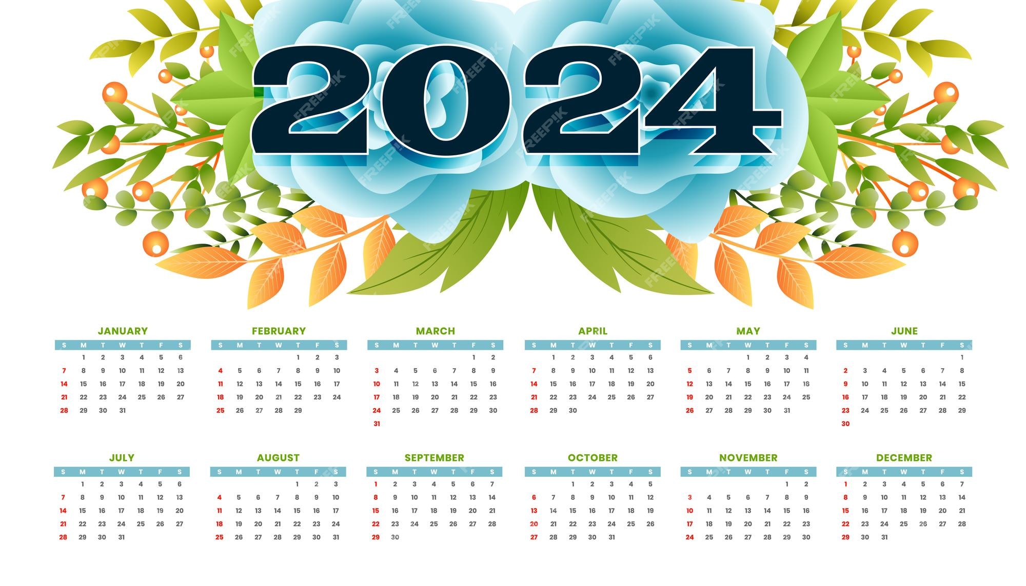 2024 Calendar Wallpapers Top Free 2024 Calendar Backgrounds