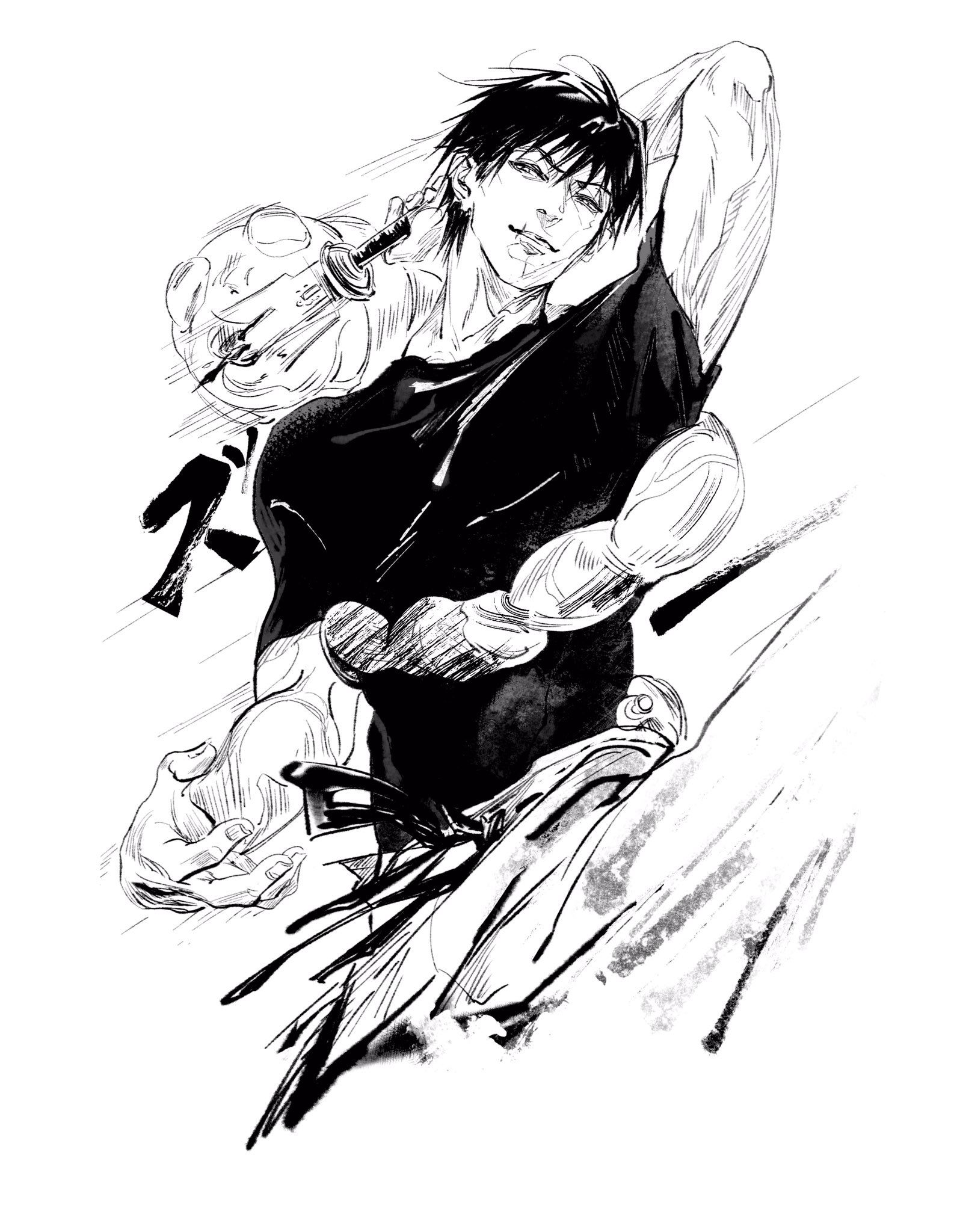 1586x2048 Toji Fushiguro iPhone Wallpaper