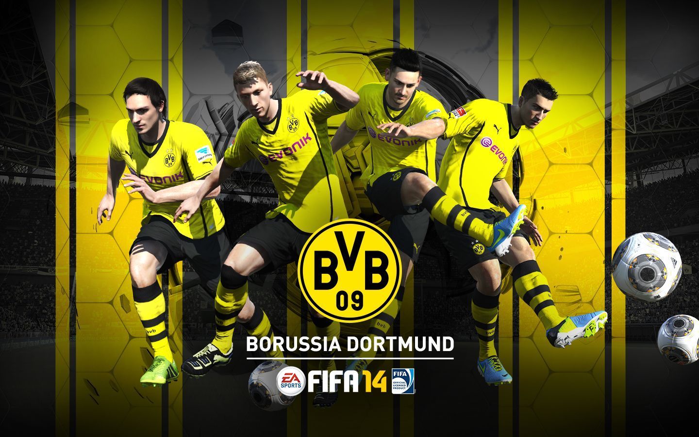 1440x900 Borussia Dortmund FIFA 14 Wallpaper