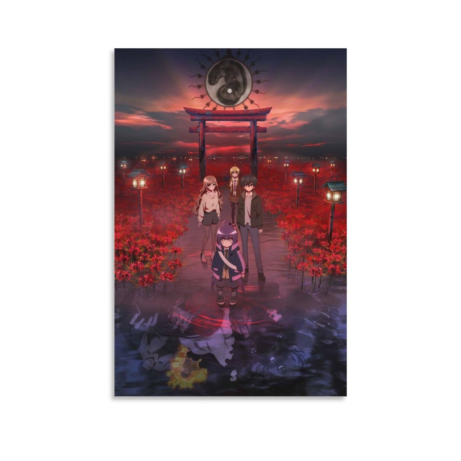 1600x1600 Dark Gathering Poster Anime Art